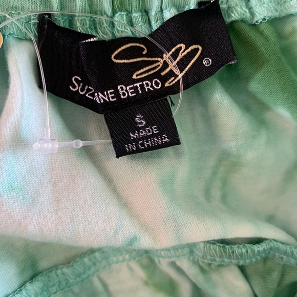 Tie dye green and white sun dress - Picture 4 of 4